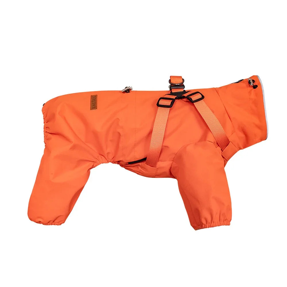 Dog Raincoat with Harness